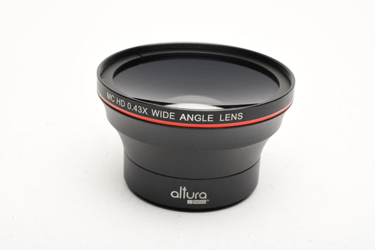 Altura Super Macro Lens w/ MC HD .43X Wide Angle Attachment 58mm