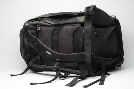 MindShift Rotation 180 Horizon Camera Backpack, Gray/Green, Good