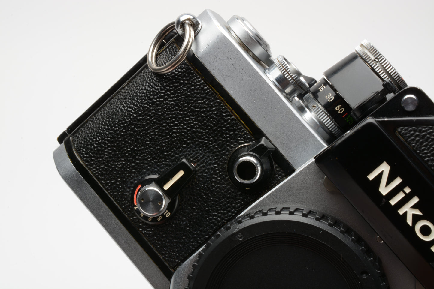 Nikon F2 Photomic SLR Film Camera Body (Chrome) w/DP-1 Finder, Nice! New Seals