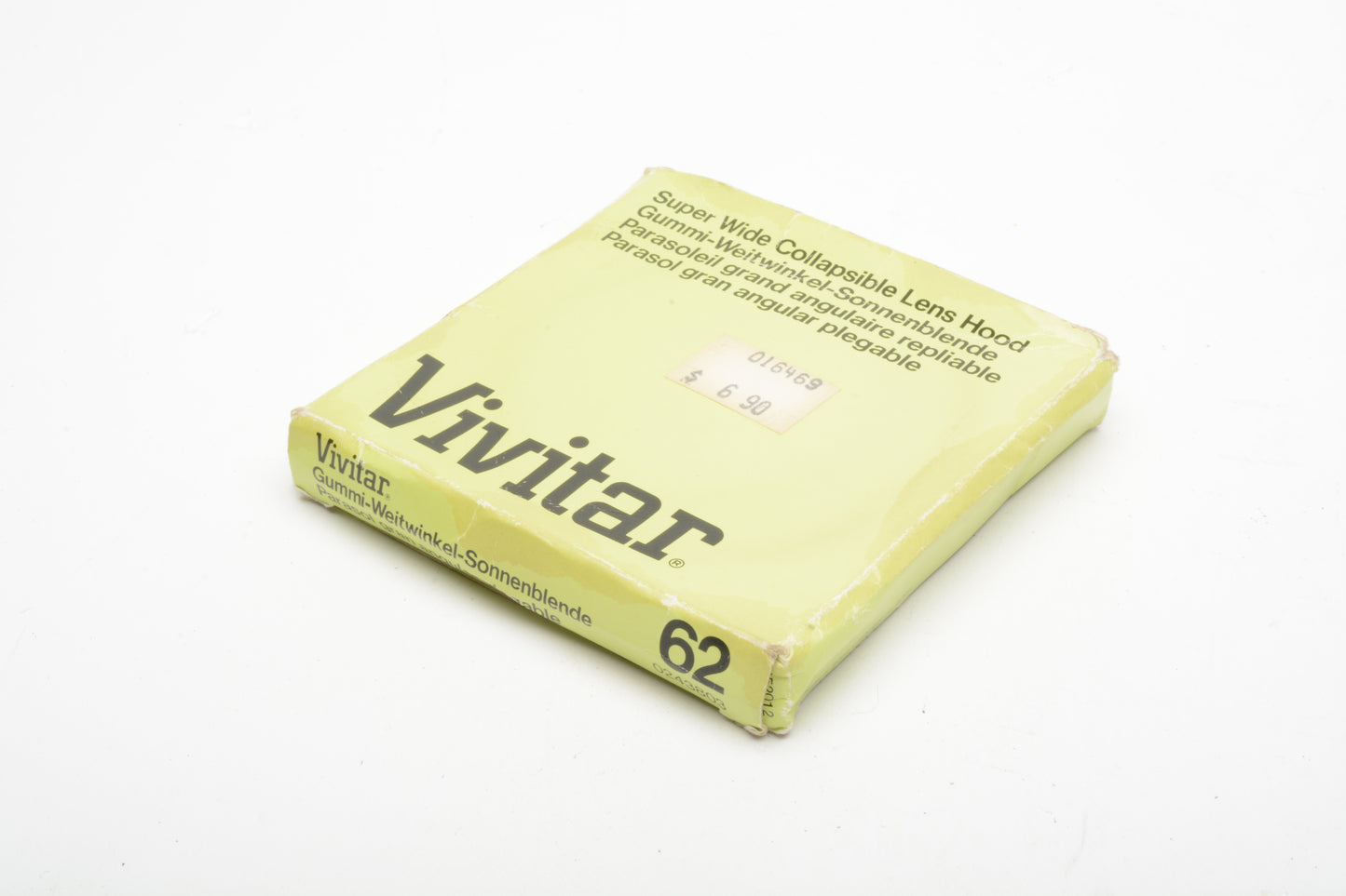 Vivitar 62mm Super wide collapsible lens hood, NIB