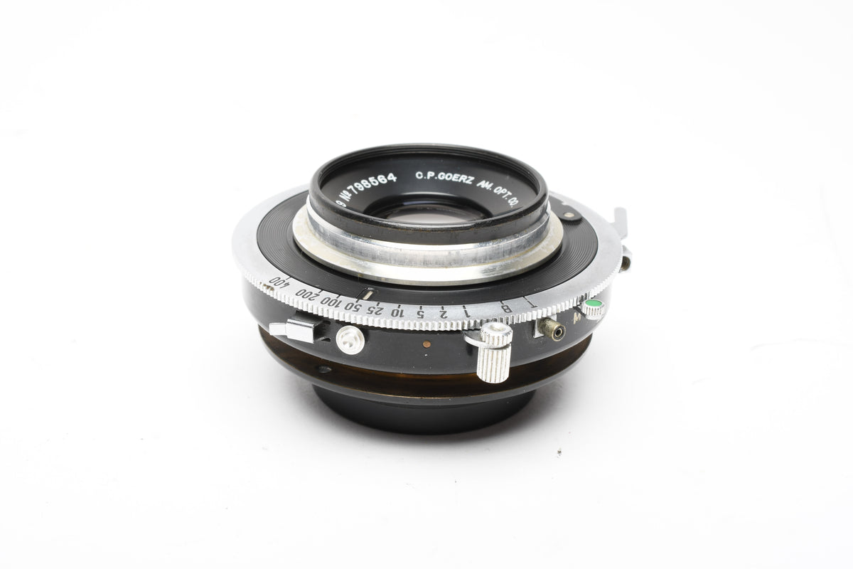 Goerz Apochromat Artar 8 1/4" f9 Red Dot large format lens w/Compur Shutter, Great!