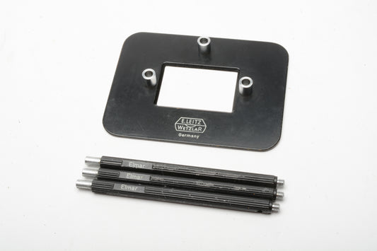Leitz Leitz Elmar camera copy stand frame holder w/3 Posts