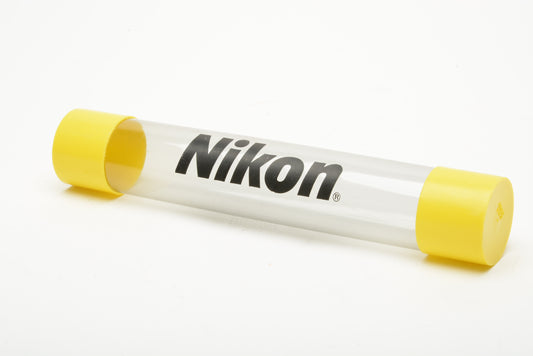 Nikon 35mm film tube to transport 4 rolls of 35mm film, w/caps