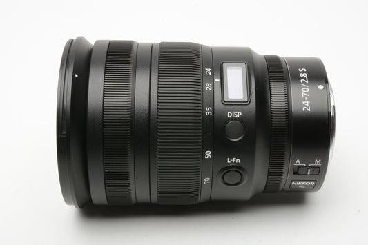 Nikon Nikkor Z 24-70mm f2.8S USA Version, Mint, Boxed