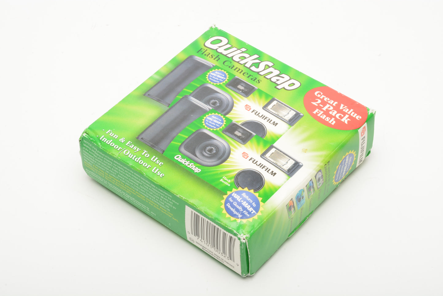 Fujifilm Quicksnap 2pack disposable cameras w/flash exp. 10/2005