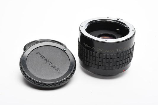 Kenko 2X teleconverter MC7 for Pentax PK Mount + Caps