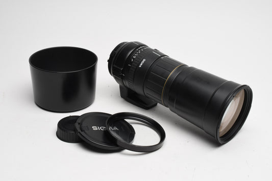 Sigma APO 170-500mm F5-6.3 D Lens for Nikon F Mount, Manual Only, Bargain