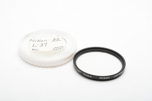 Nikon L37 52mm UV filter, Nice & Clean