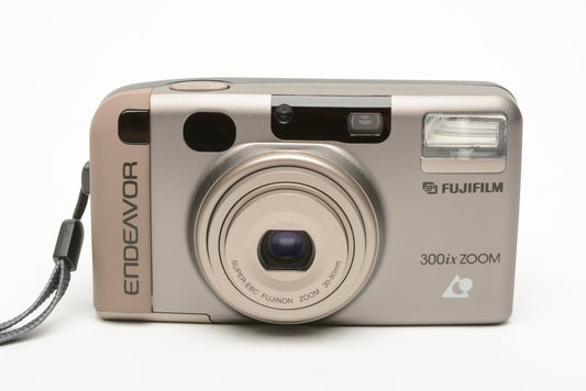 Fuji Fujifilm Endeavor 300ix Zoom Point & Shoot APS Camera, very clean, manual+case