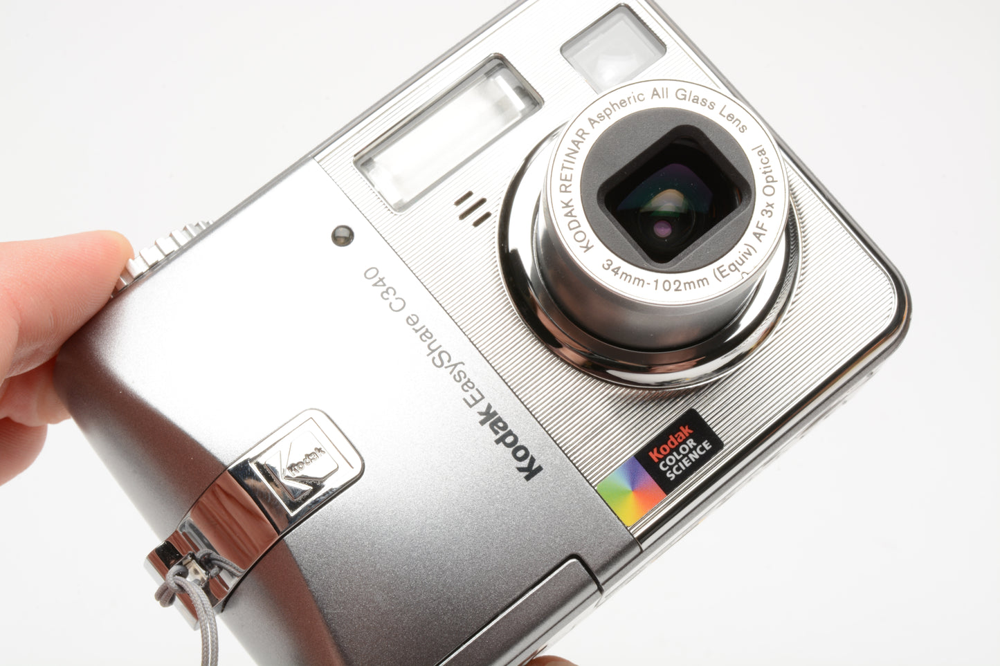 Kodak C340 5MP Digital Point&Shoot, Case, complete kit, Great!