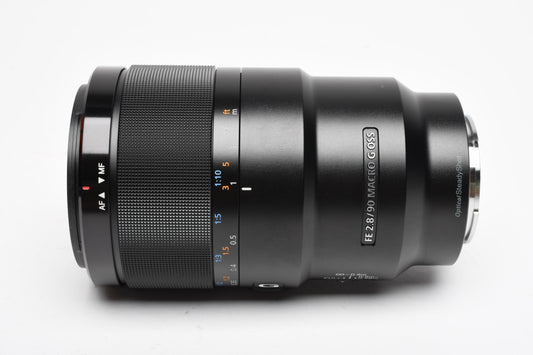 Sony FE 90mm f2.8 Macro G OSS Lens Mint, Boxed, USA, Barely used
