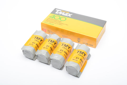 4X Kodak TMY 400ASA B&W 120 film Expired 07/2003