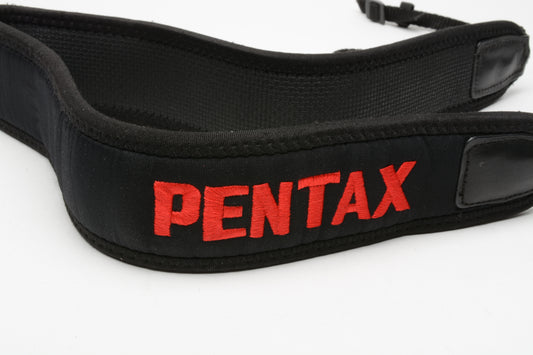 Pentax wide quality neoprene strap, Very clean, ~2" wide