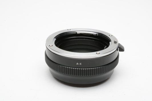 Sony A (Minolta Maxxum AF) Lens Mount to Fujifilm X Camera Mount Adapter