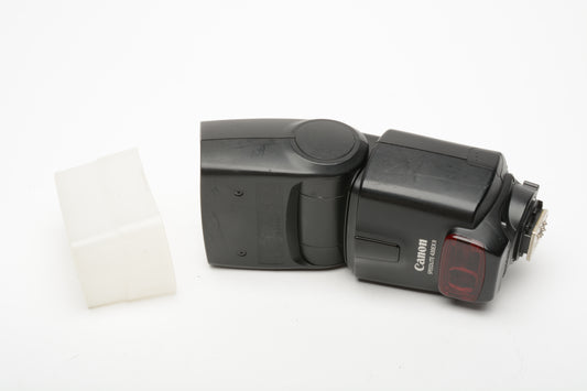 Canon 430EX II Speedlite flash + Diffuser, very clean, gently used