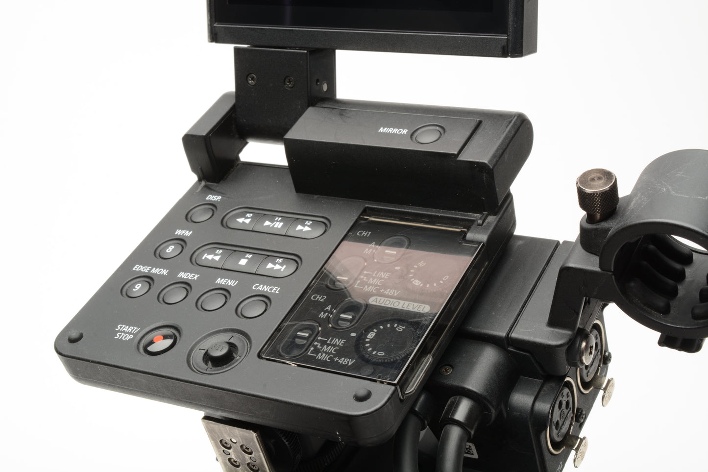 Canon EOS C300 Cinema Camcorder Body EF Mount Screen+Grip 1813 Hours, Tested