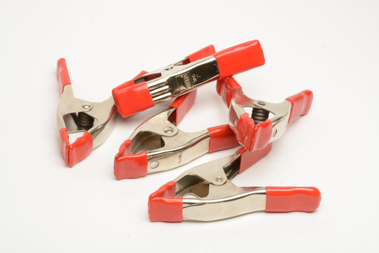 5X Red photo clamps Bessey XM5 type, nice and clean