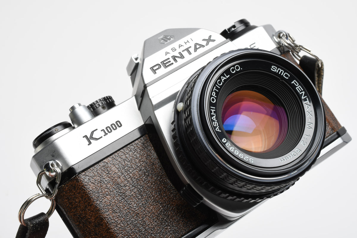 Pentax K1000 SE 35mm SLR w/50mm f2 lens, New seals, strap, Great!