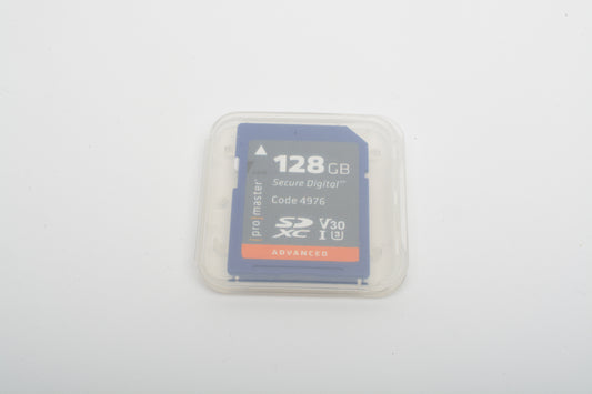Promaster 128GB SD Card 4976 w/ Jewel Case, Formatted