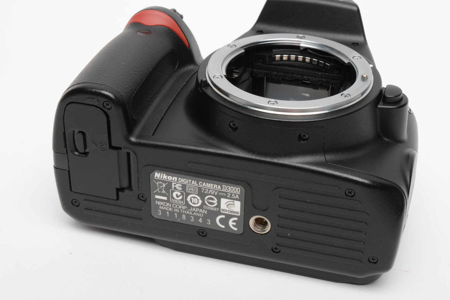 Nikon D3000 DSLR Body, Clean, tested, 12K Acts, batt+charger, Nice!