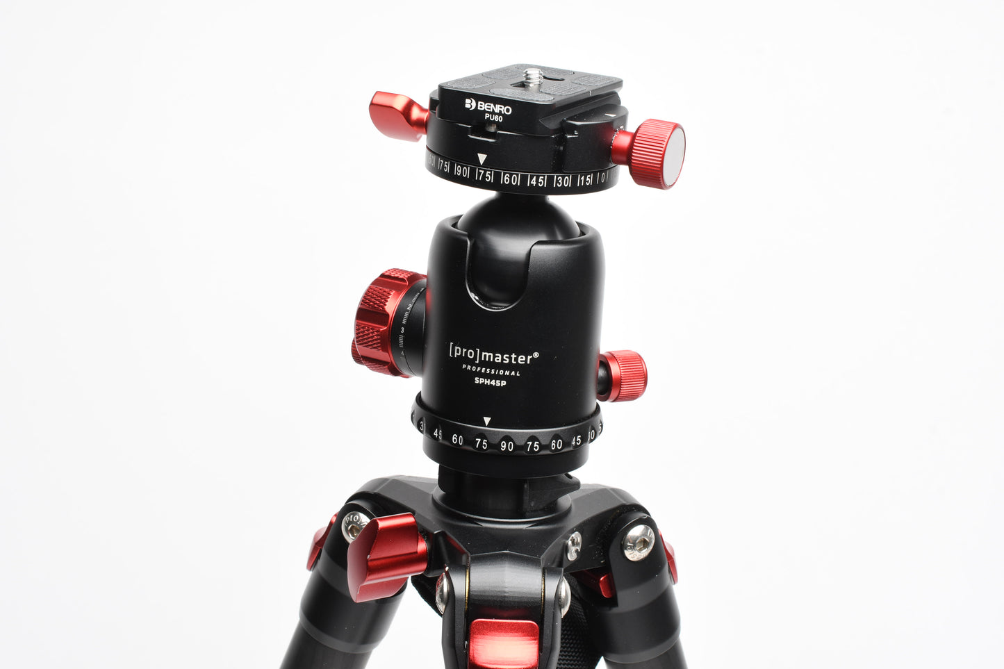 Promaster SP528C Specialist Carbon Fiber Tripod w/SPH45P Ball Head, Clean!
