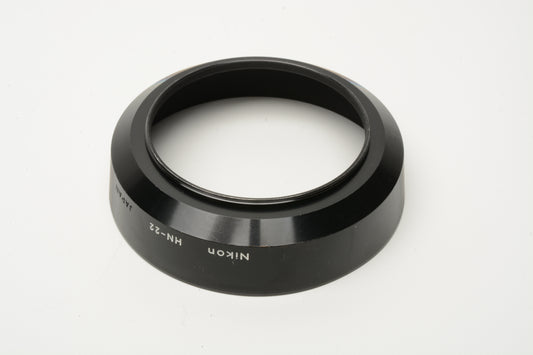 Nikon HN-22 metal lens hood, Genuine, Great