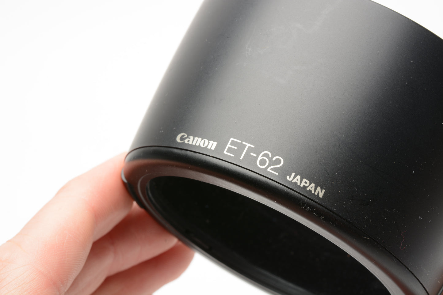 Canon ET-62 Snap-on plastic lens hood, Genuine