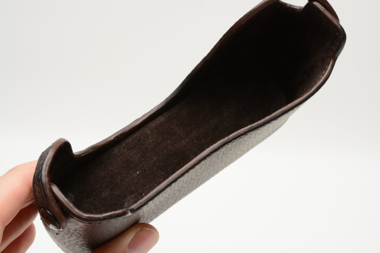 Mr. Zhou black leather half case for Contax G1 (Bottom)