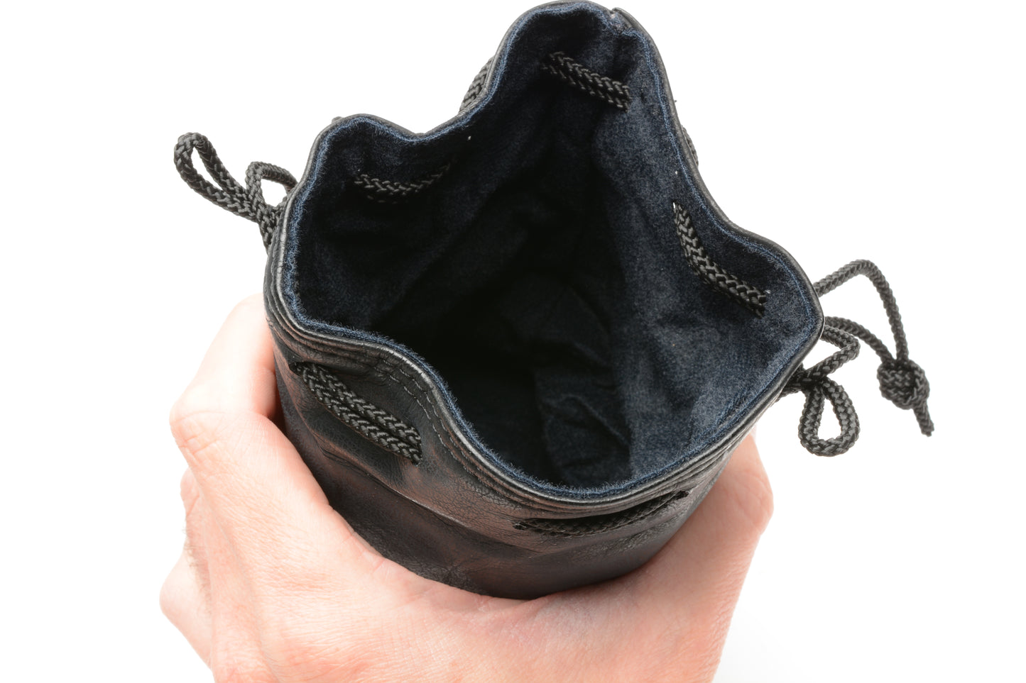 Olympus Lens pouch for lenses 4.5" x 2.5" wide, String tie