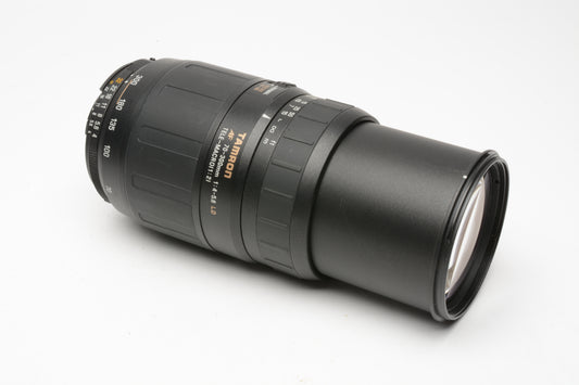 Tamron AF 70-300mm f4-5.6 LD Tele Macro Zoom Lens for Nikon, hood, caps, 572D