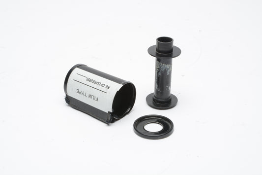 8X reloadable 35mm film canisters/cartridges/cassettes - clean assortment