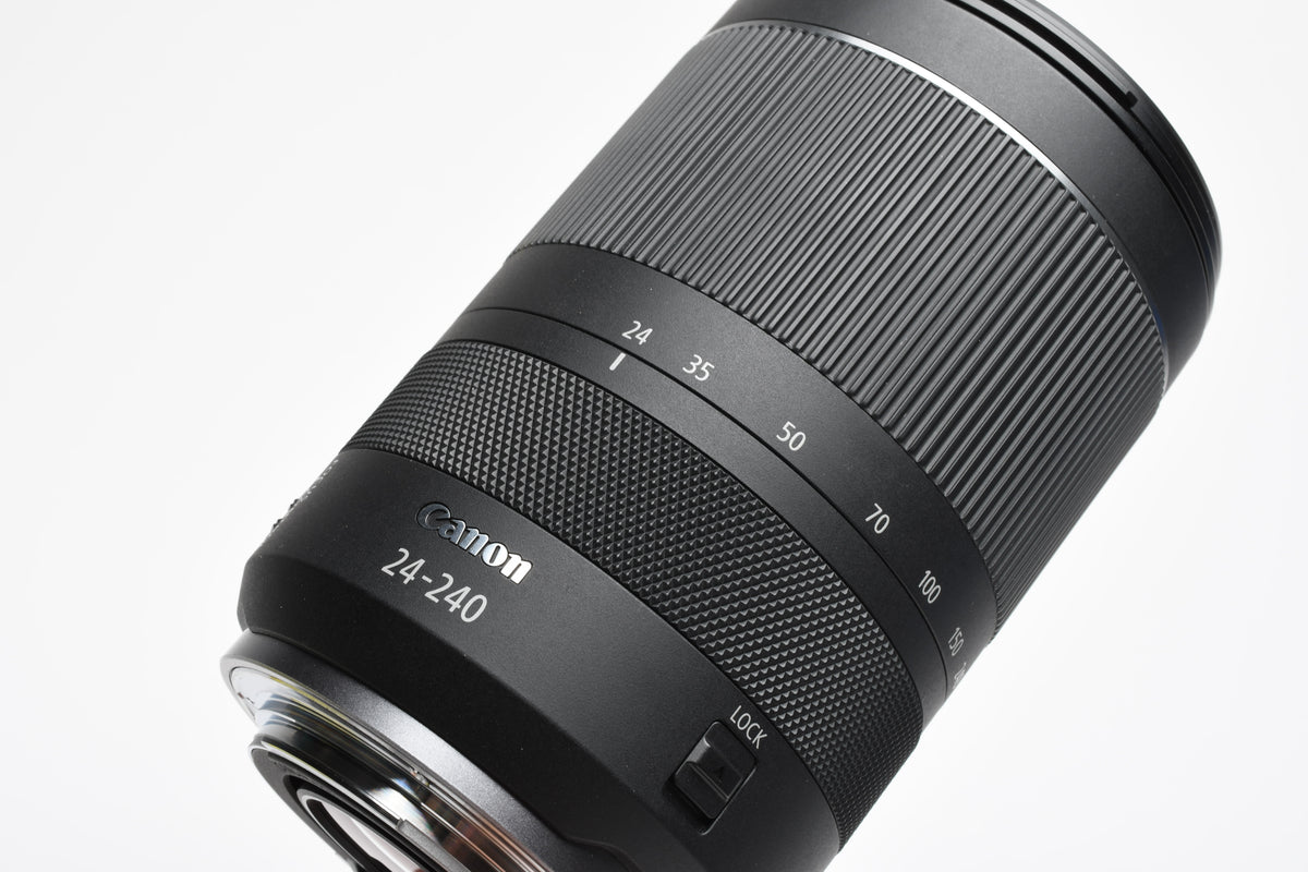 Canon RF 24-240mm f4-6.3 IS USM zoom lens, Caps, Mint-, Great