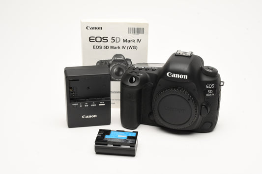 Canon EOS 5D Mark IV Body w/Batt, Charger, Only 1780 Acts!!
