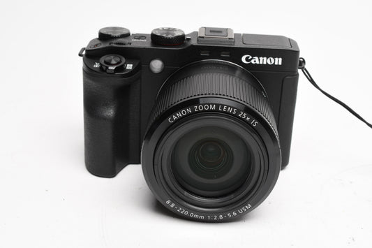Canon PowerShot G3X 20.2MP Digital Point&Shoot, Case, 2X Batts+Charger+SD