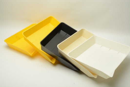 5X Yankee 8x10" darkroom printing trays, Very clean (10x12" exterior)