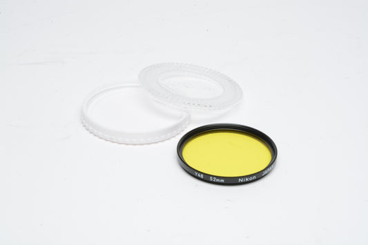 Nikon 52mm Y48 yellow filter in jewel case, clean & genuine