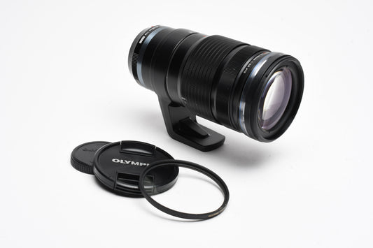 Olympus OM System M.Zuiko 40-150mm f2.8 PRO Lens, Bonus UV, Great!