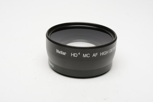Vivitar HD4 high Definition .43X Wide Angle converter for 58mm w/Caps, pouch