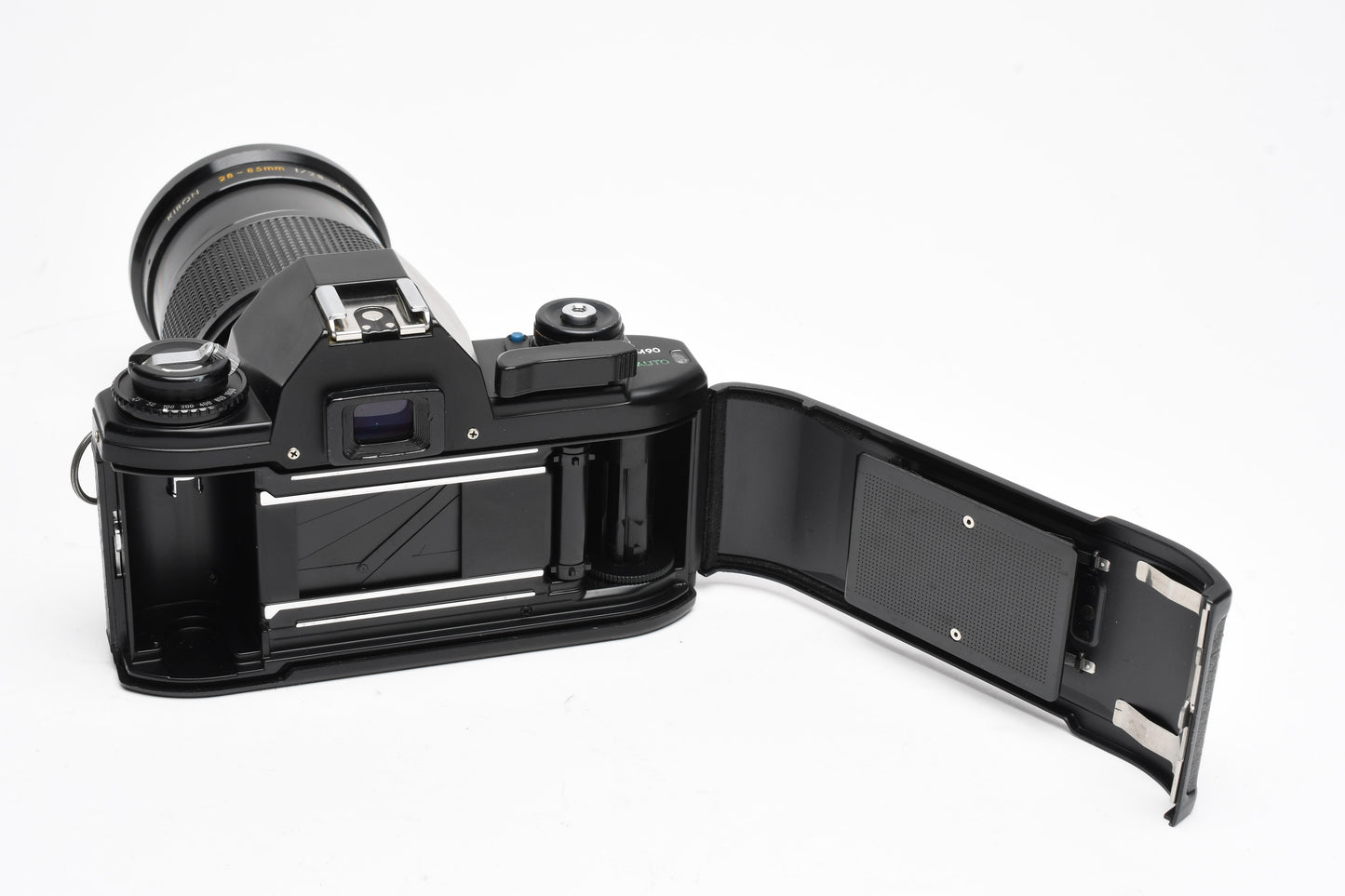 Nikon EM 35mm SLR w/Kiron 28-85mm zoom, Strap, New Seals, Great!