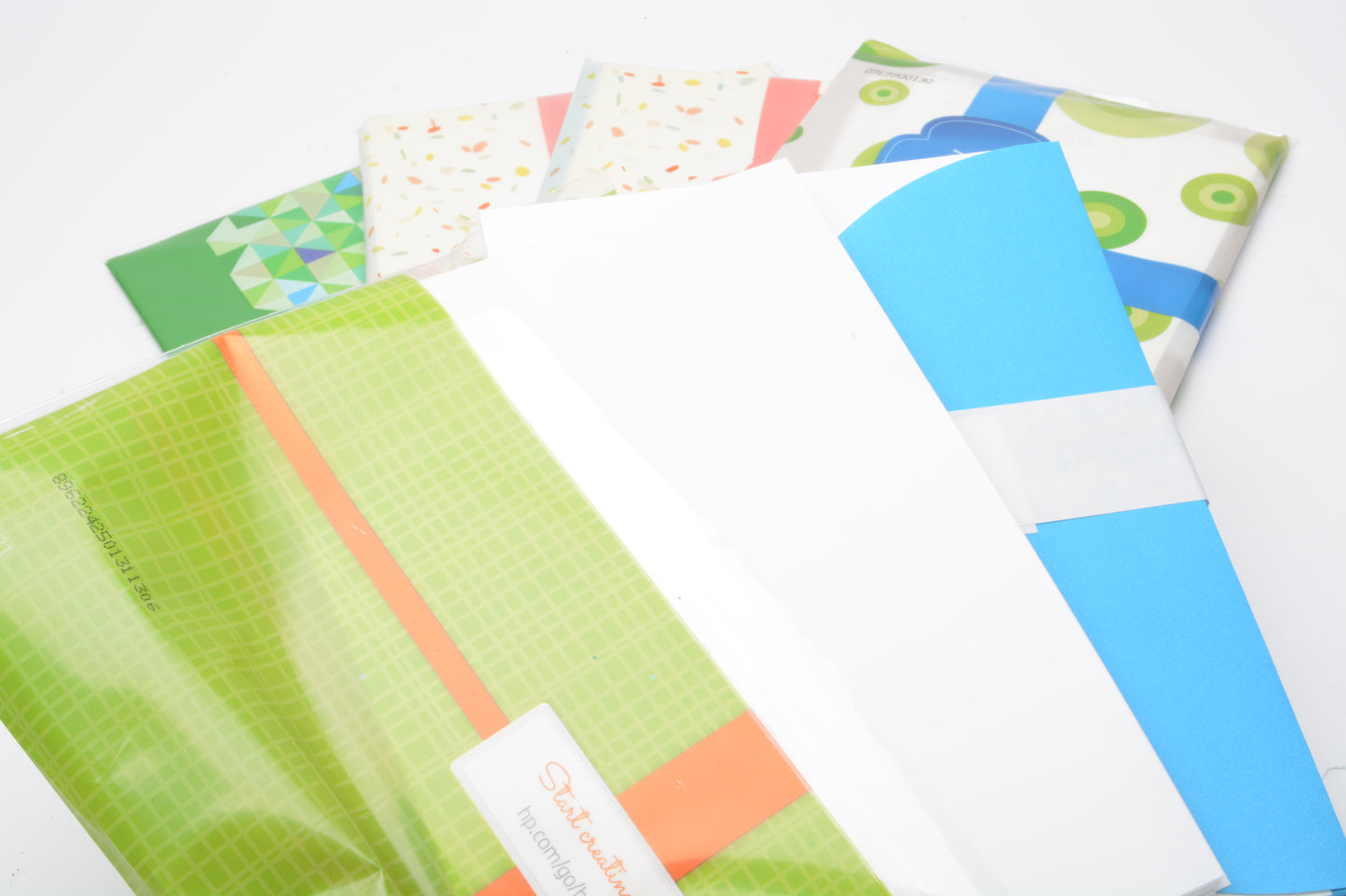 Bundle of Hewlett Packard HP Inkjet Photo Paper, 5x7 + Envelopes, NEW