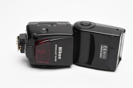 Nikon SB-800 Speedlight flash w/diffuser, extra chamber, cover, filters, Clean