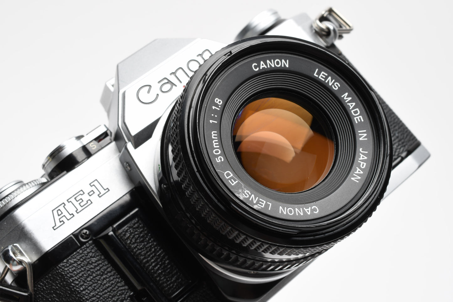 Canon AE-1 35mm SLR Camera w/50mm f1.8 Lens, New Seals! Nice