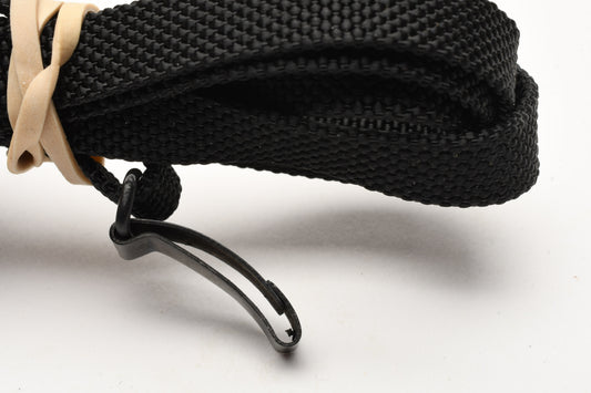 Polaroid folding SX70 series genuine thin black strap w/metal clips