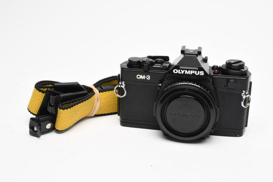 Olympus OM-3 35mm SLR Body, New Seals, Tested, Great!!