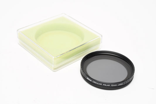 Nikon 72mm Circular Polar CPL Filter in Jewel Case - Mint-