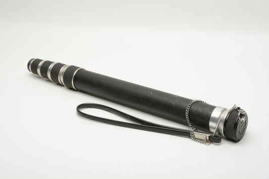 Accura Zoom Monopod, ~15" folded to ~58" expanded, in case