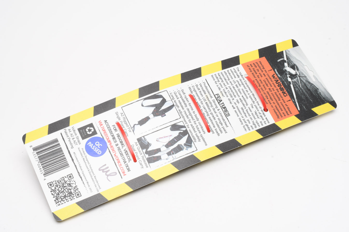 Vulture Equipment Works A2 1.75" Camera Strap NEW