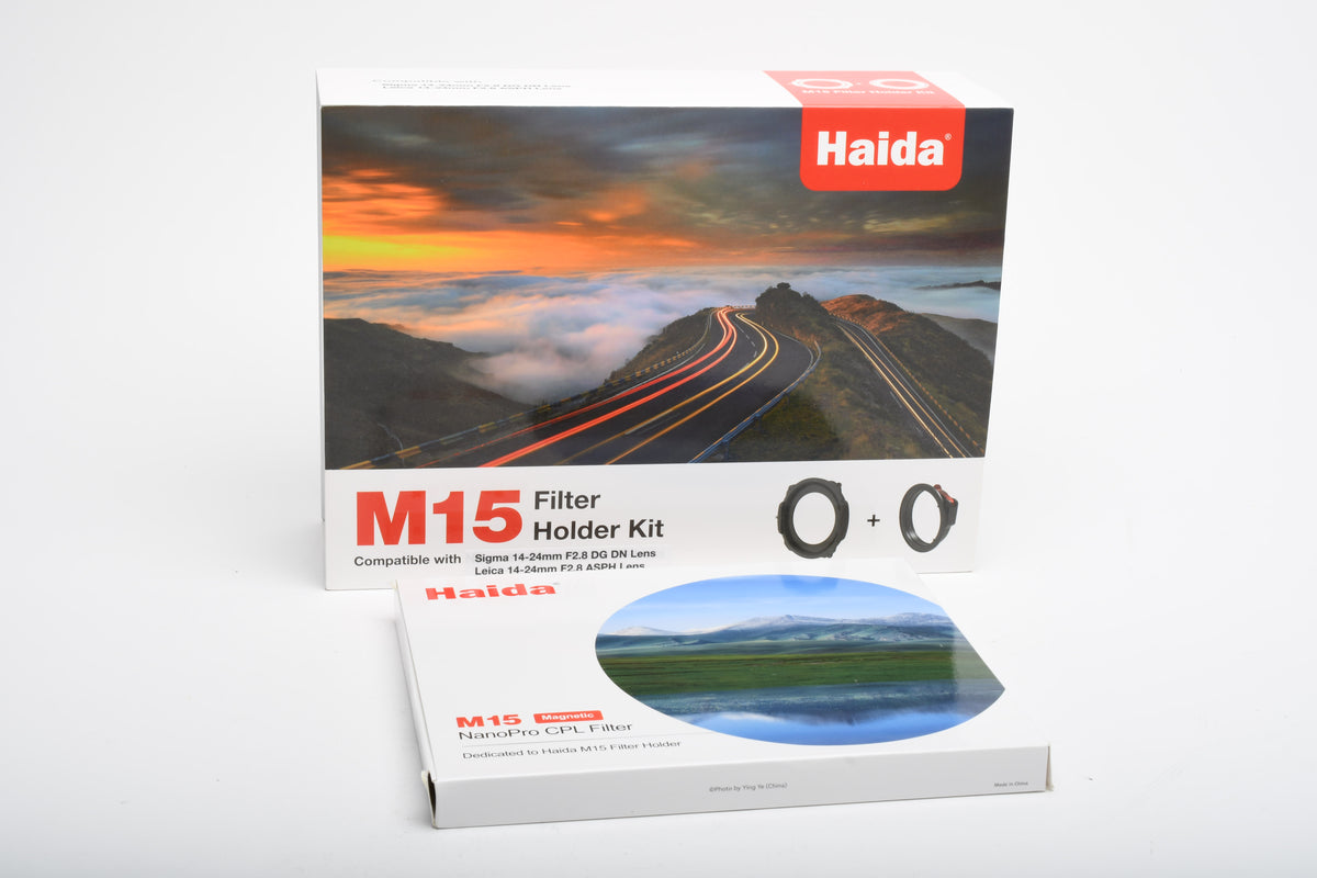 Haida M15 Holder Kit w/Magnetic CPL Filter Sigma 14-24mm, Mint, Boxed