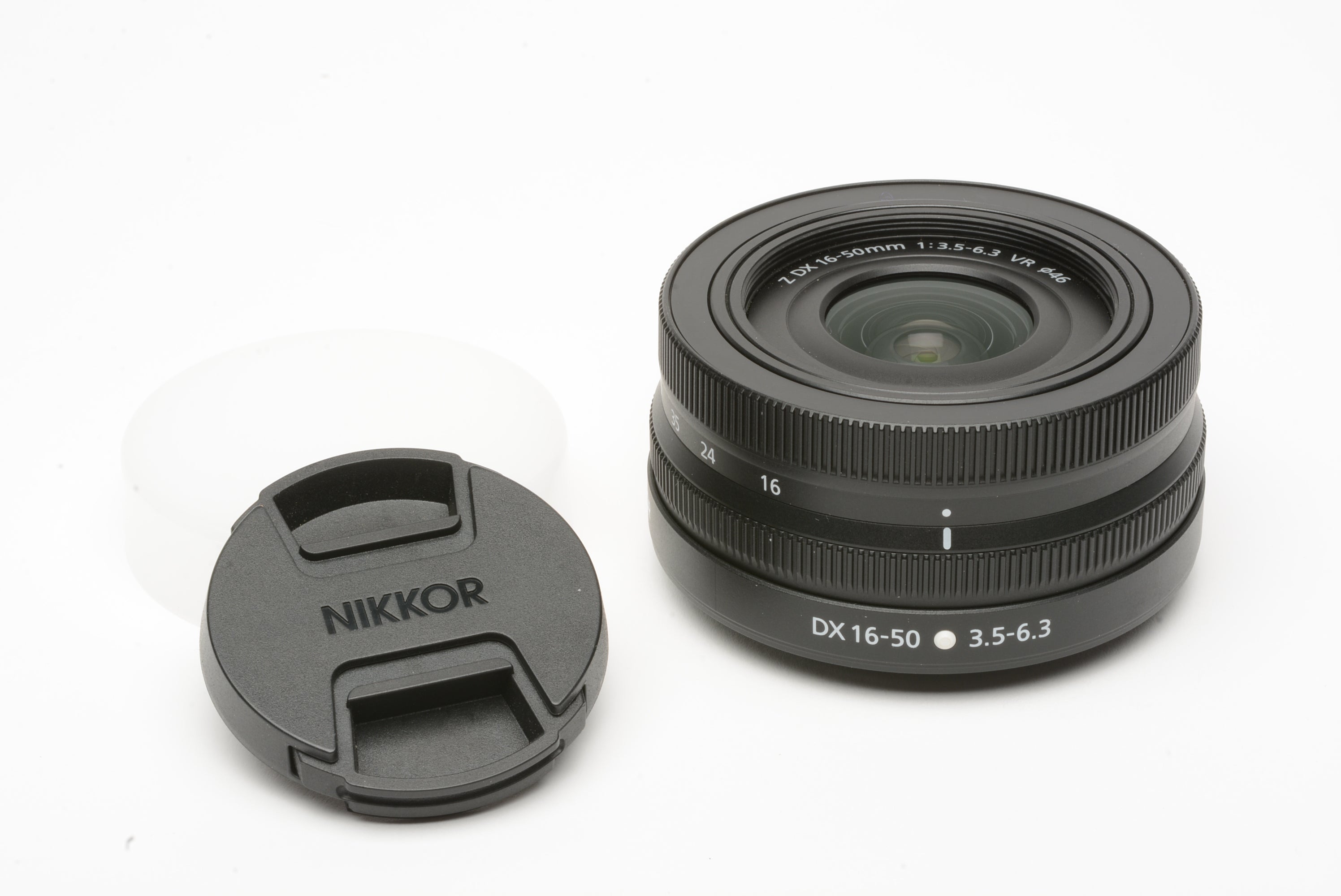 Nikon Z DX 16-50mm f3.5-6.3 VR zoom lens, caps – RecycledPhoto