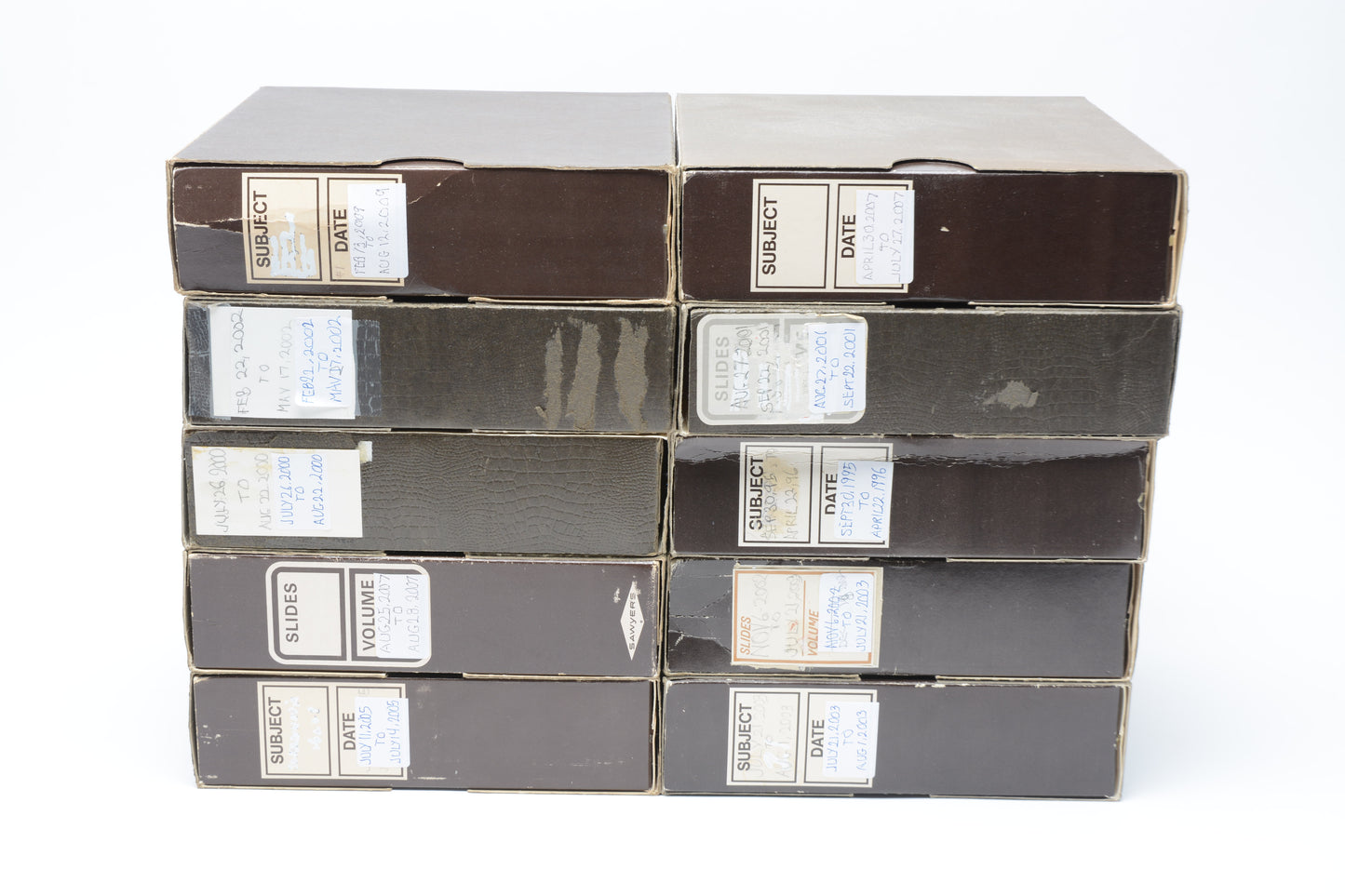10X Genuine Sawyers Rotary Carousel 100 trays (white) in cardboard sleeves
